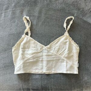 RVCA Ivory Lace Cami Top